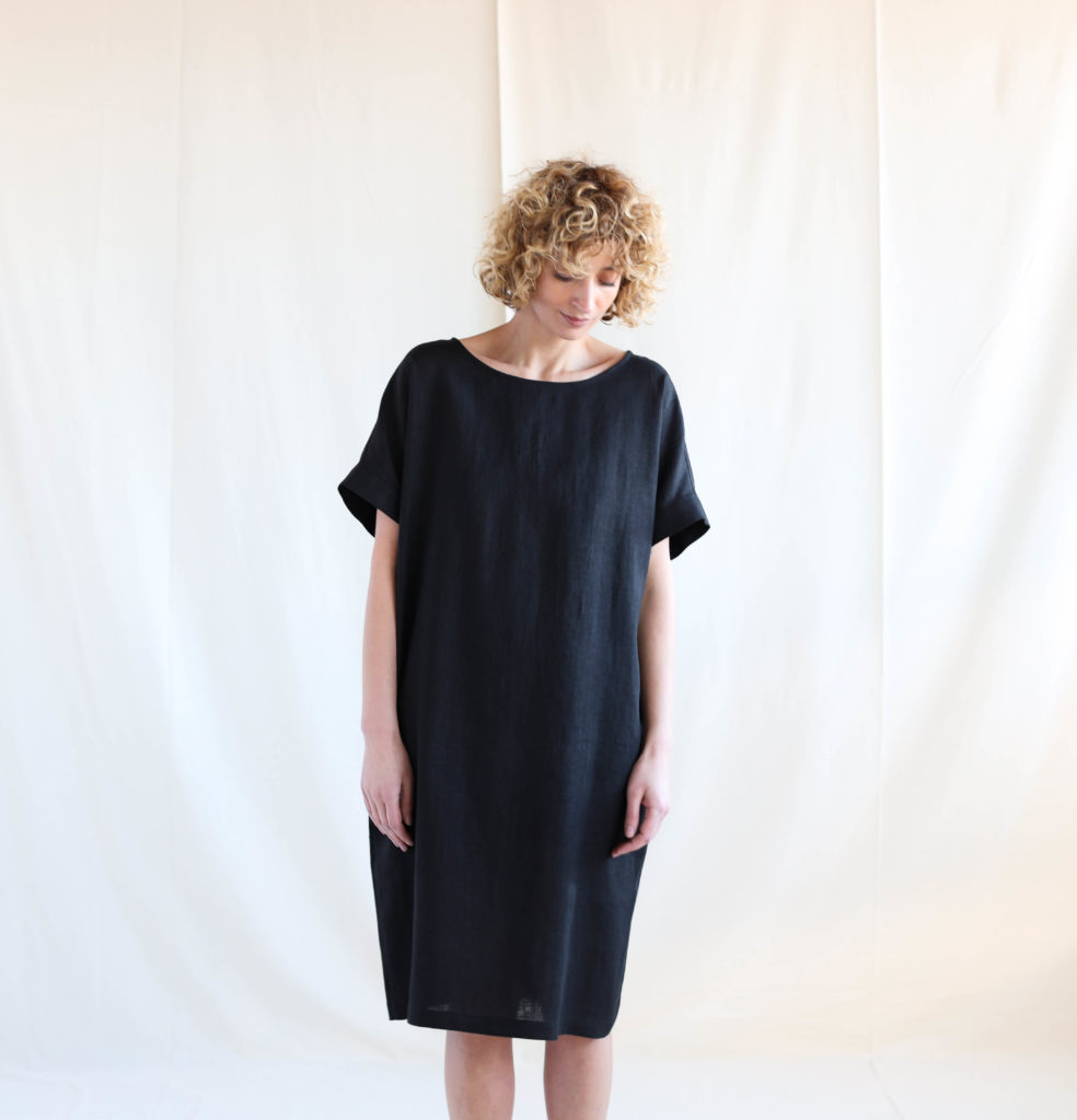 Loose fit linen tunic dress - Image 1