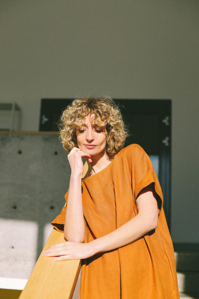 Loose fit linen tunic dress | Dress | Sustainable clothing | OffOn clothing