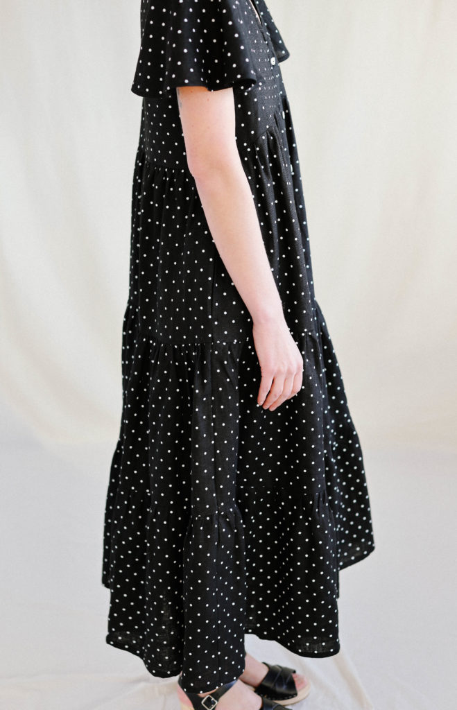 Tiered Maxi linen dress - Image 3