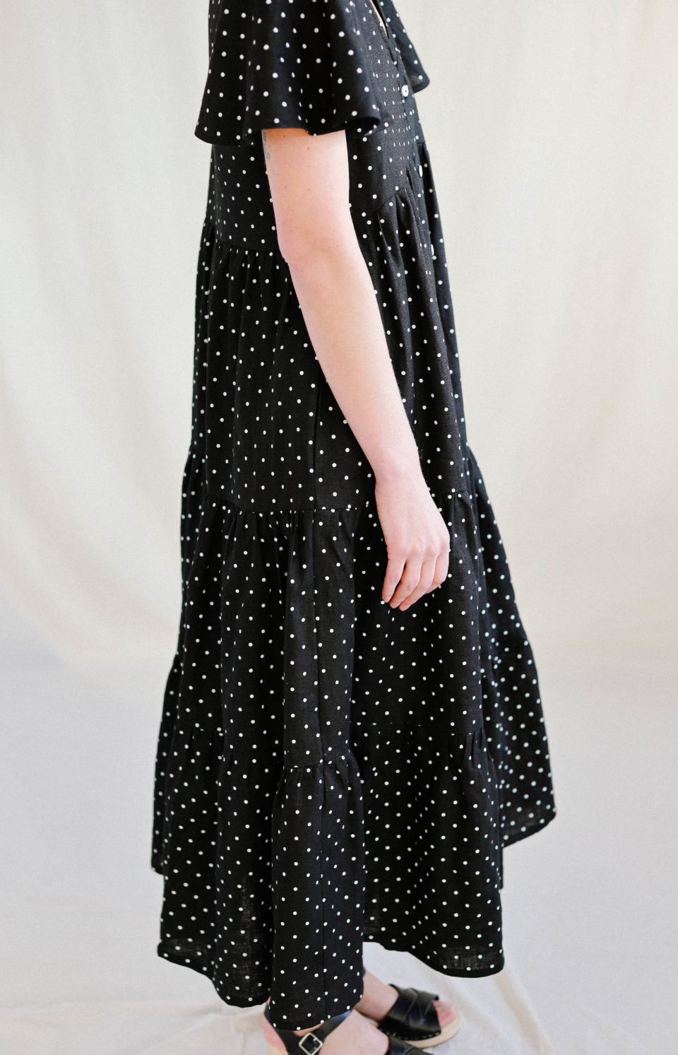 Tiered Maxi linen dress - Image 3