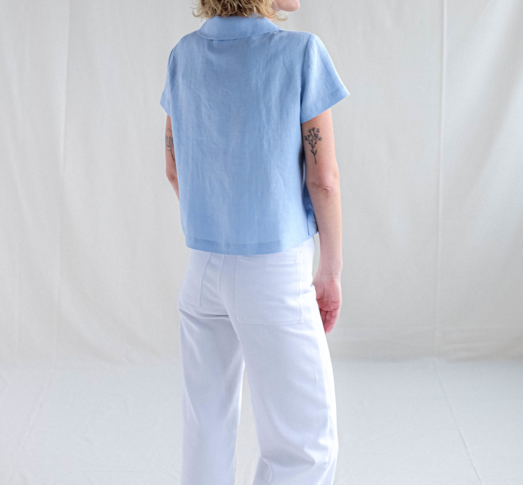 Linen button up shirt - Image 1