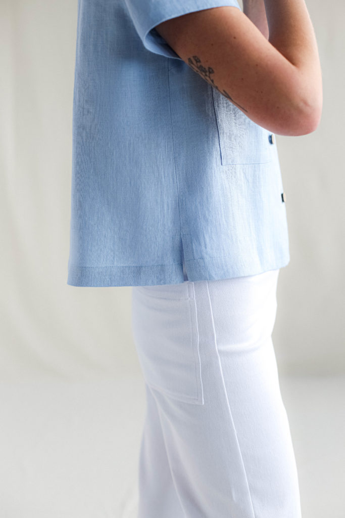 Linen button up shirt - Image 3