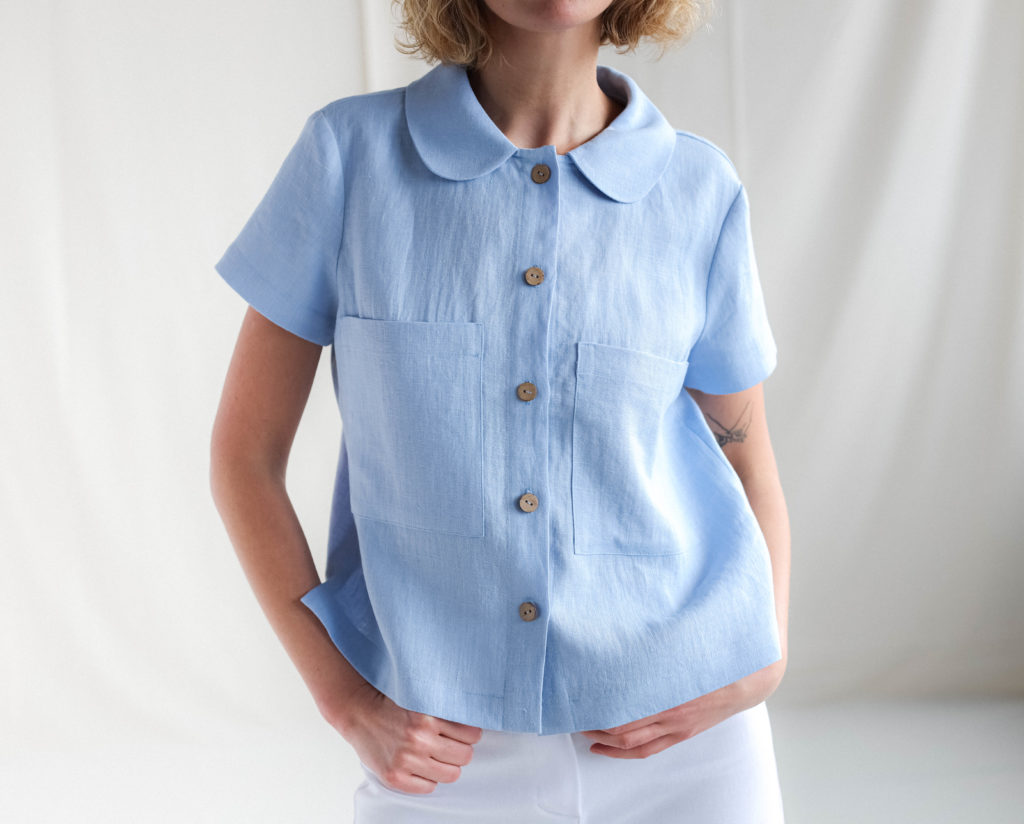 Linen button up shirt - Image 4