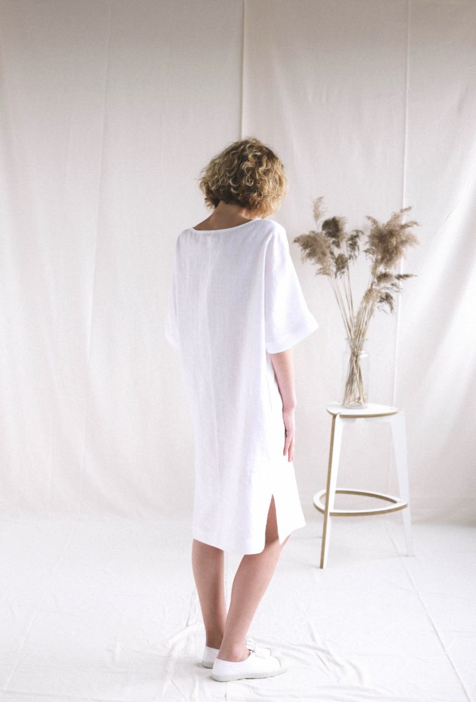 Linen oversized tunic dress - Image 1