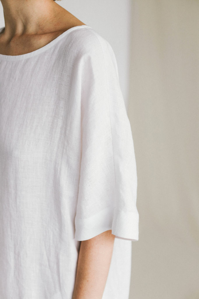 Linen oversized tunic dress - Image 2