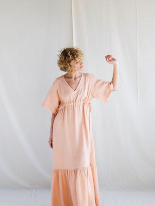 Linen Maxi Boho Dress | Dress | Sustainable clothing | OffOn clothing