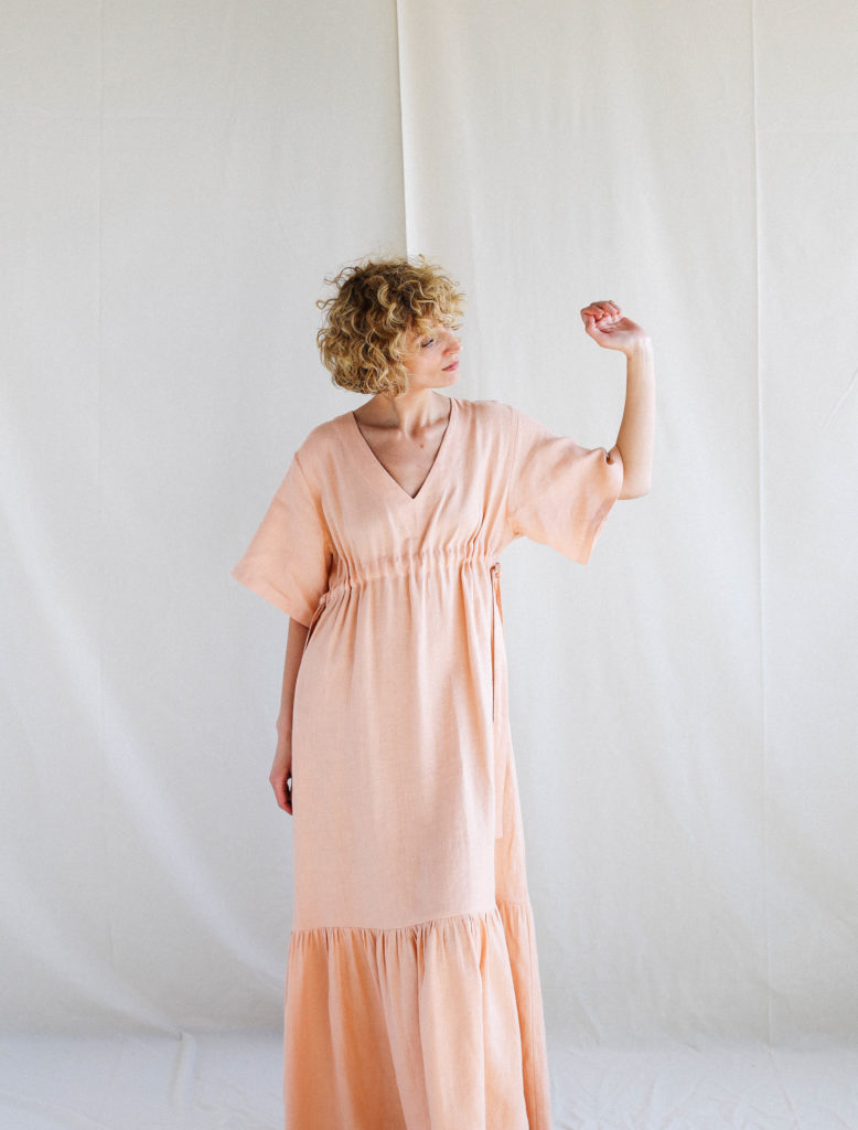Linen Maxi Boho Dress | Dress | Sustainable clothing | OffOn clothing