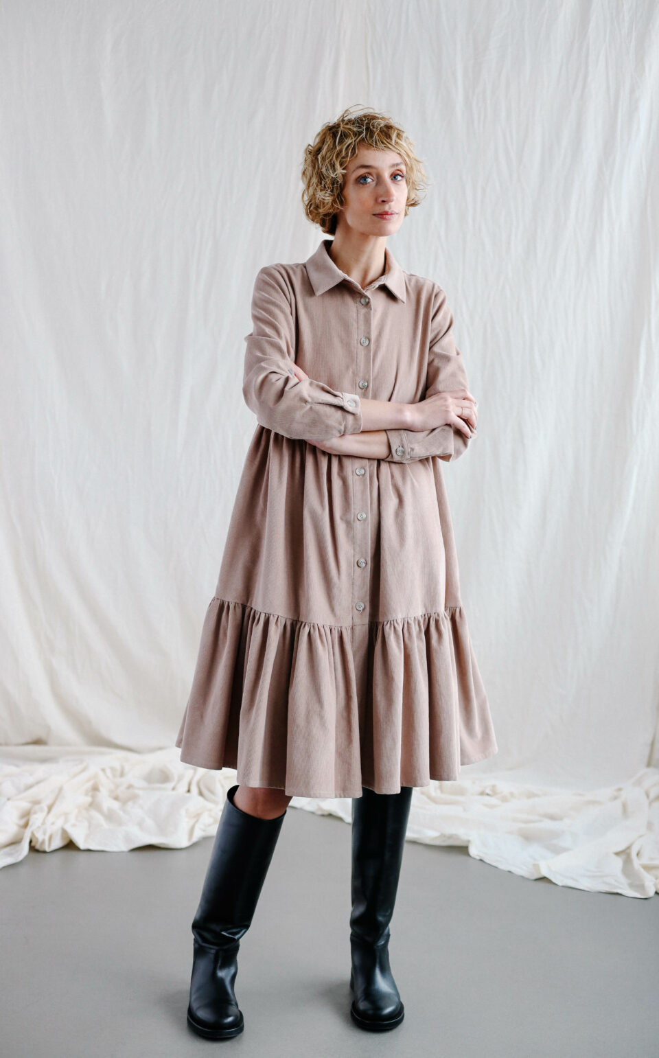 Needlecord shirtdress LOUISE - Image 3
