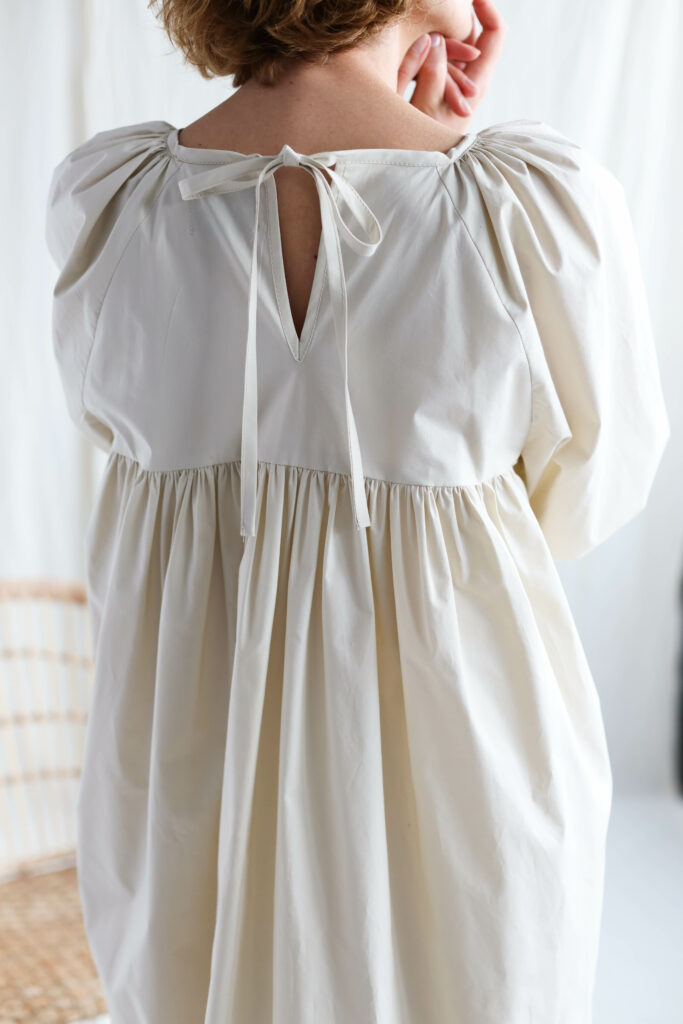 Empire waist puffy sleeve dress BELLE - Image 5
