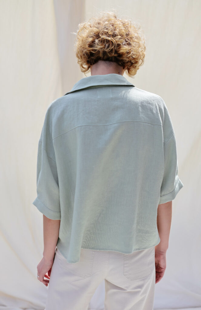 Linen oversized fit shirt Polly - Image 3