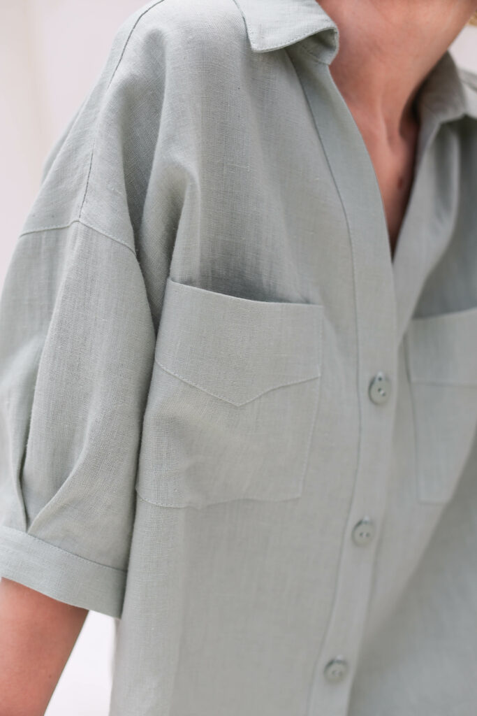 Linen oversized fit shirt Polly - Image 6