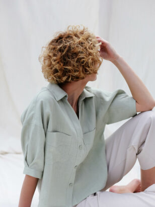 Linen oversized fit shirt Polly