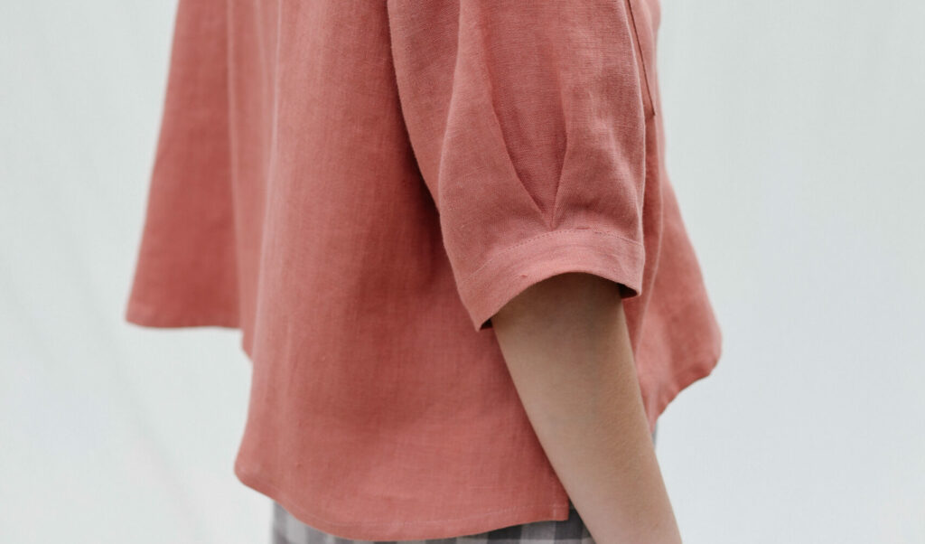 Casual linen button-up summer shirt Polly - Image 1