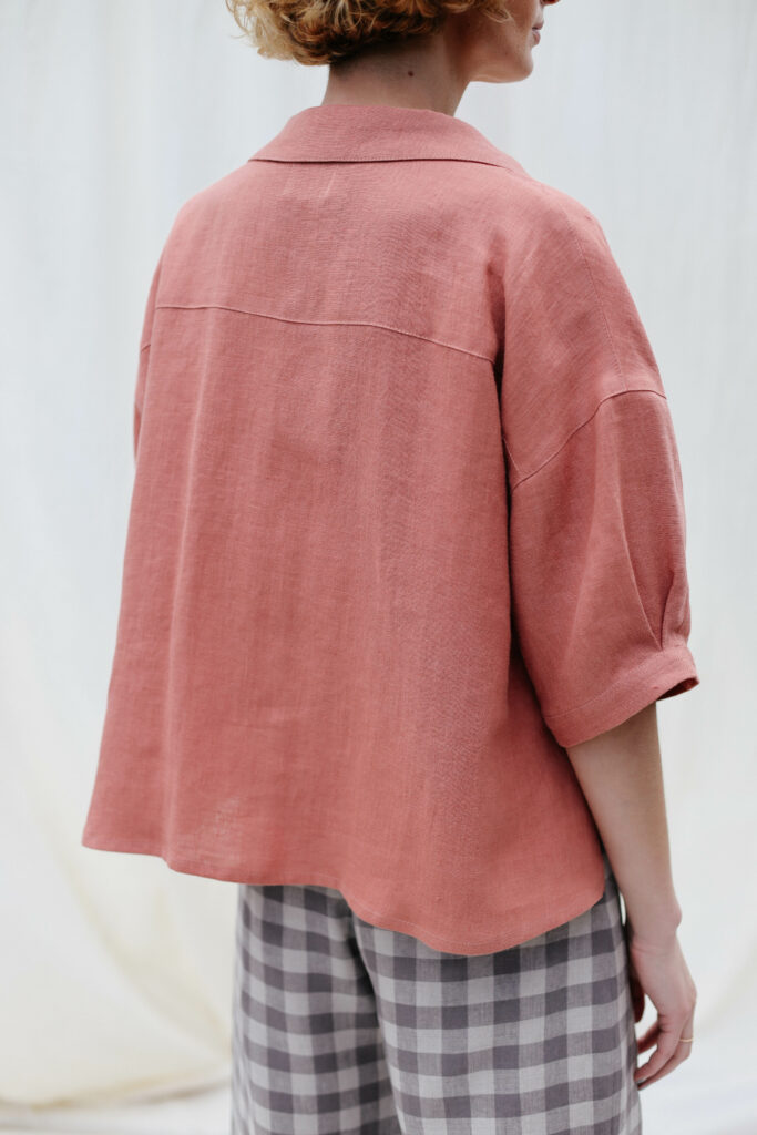Casual linen button-up summer shirt Polly - Image 2