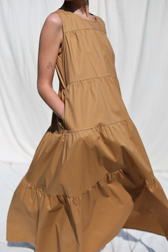 Tiered Maxi cotton dress JULIE - Image 5