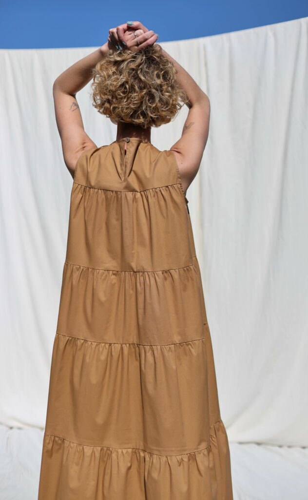 Tiered Maxi cotton dress JULIE - Image 6