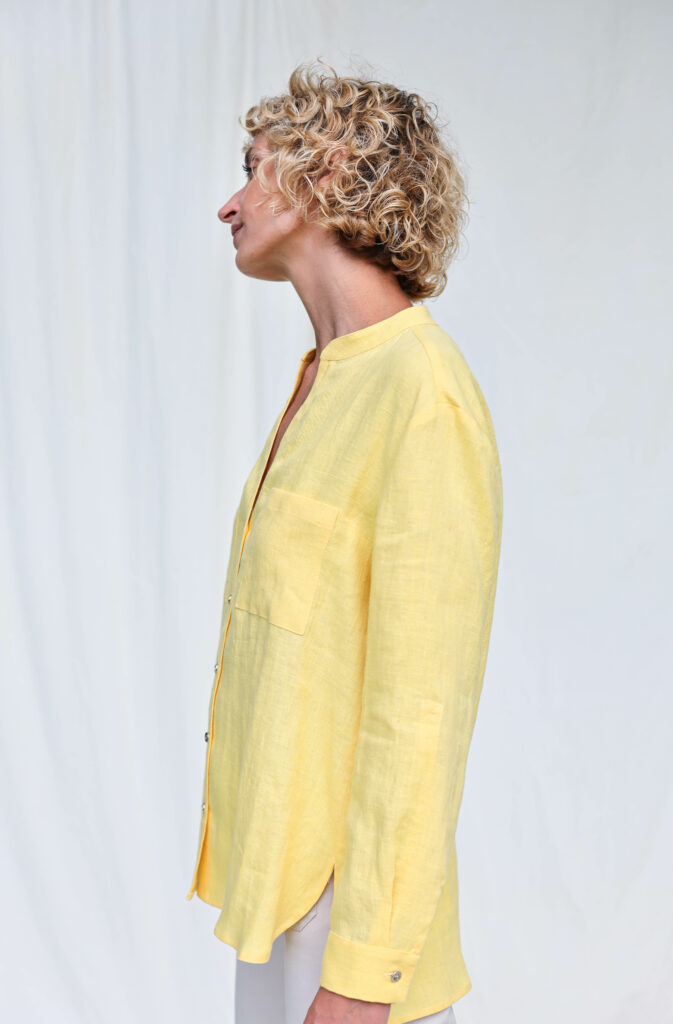 Elegant loose fit button up shirt REMI - Image 2