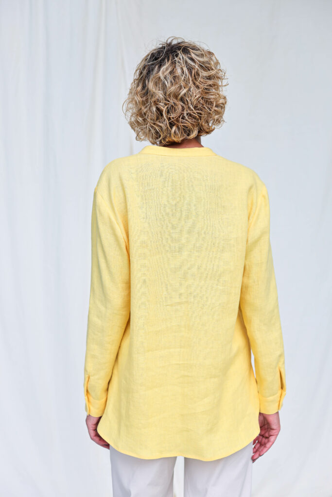 Elegant loose fit button up shirt REMI - Image 3