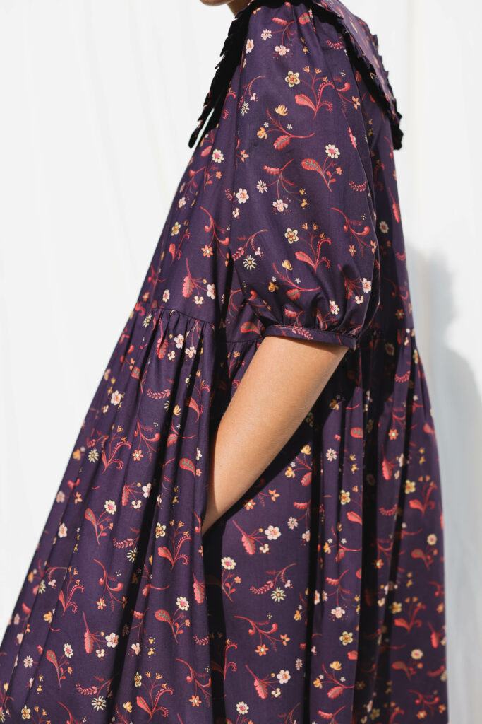 Floral cotton midi dress SWEDISH MEADOW - Image 5