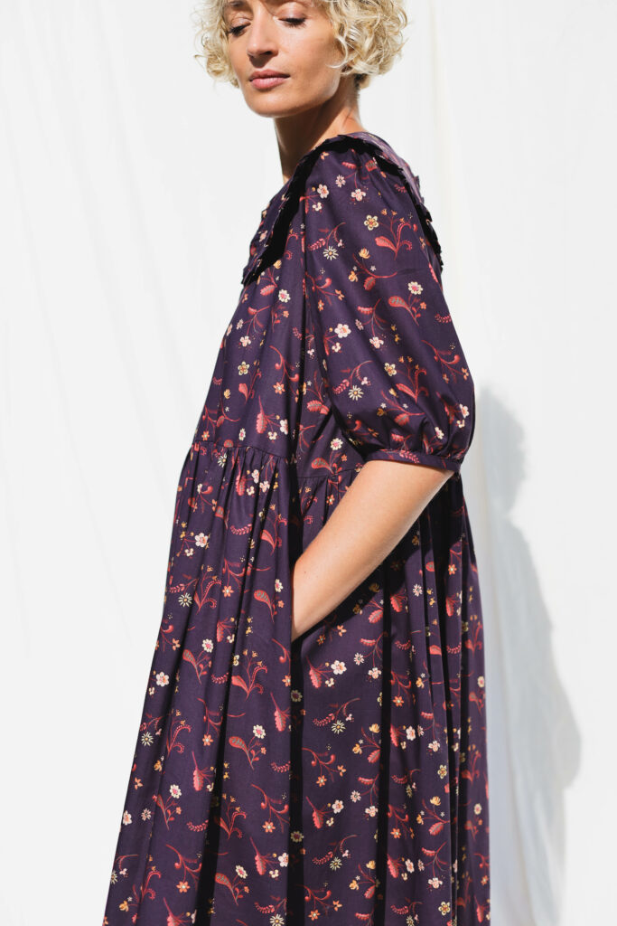 Floral cotton midi dress SWEDISH MEADOW - Image 6