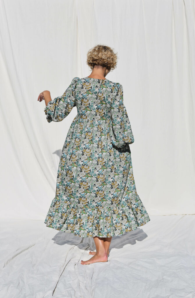 Boho floral long sleeve dress SOPHIA - Image 1