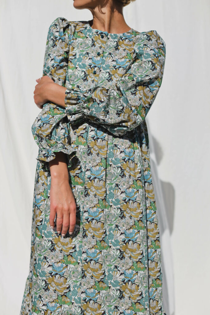 BOHO FLORAL LONG SLEEVE DRESS SOPHIA