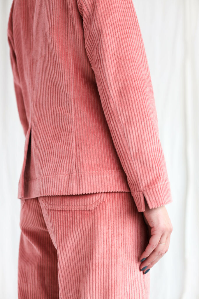 Fitted elegant wide wale corduroy blazer - Image 4
