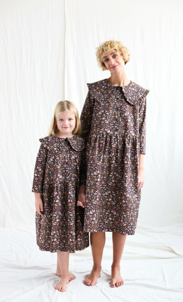 Mother daughter matching piccadilly poplin dresses - Image 1