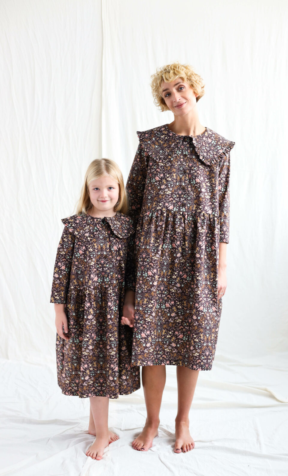 Mother daughter matching piccadilly poplin dresses - Image 1