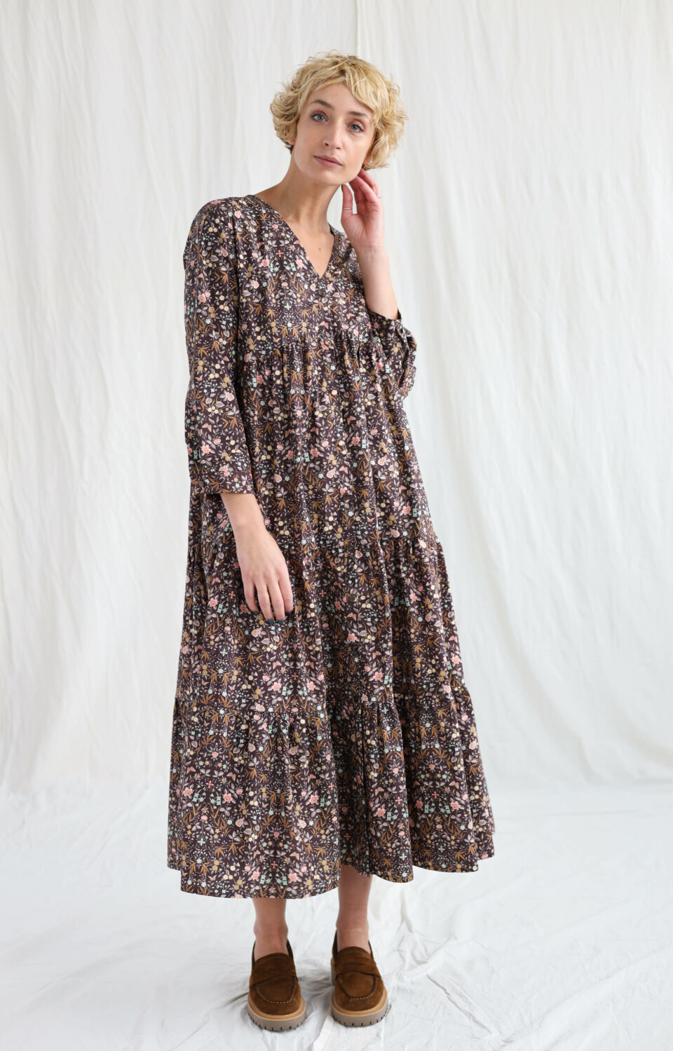 Floral tiered dress BONA - Image 1