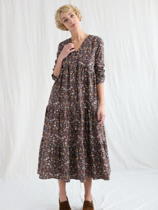 Floral tiered dress | Dress | Floral | Sustainable clothing | OffOn clothing
