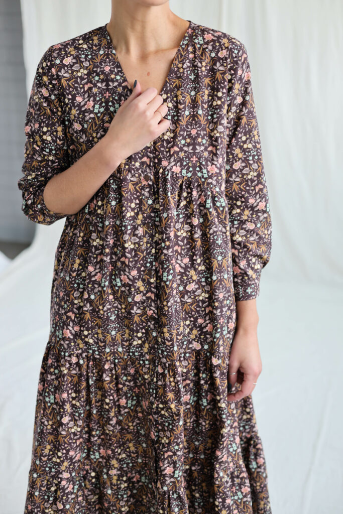 Floral tiered dress BONA - Image 5