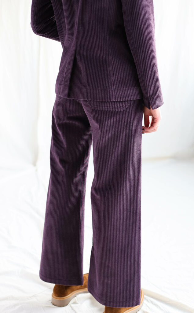 Wide wale cord vintage cut culottes - Image 2