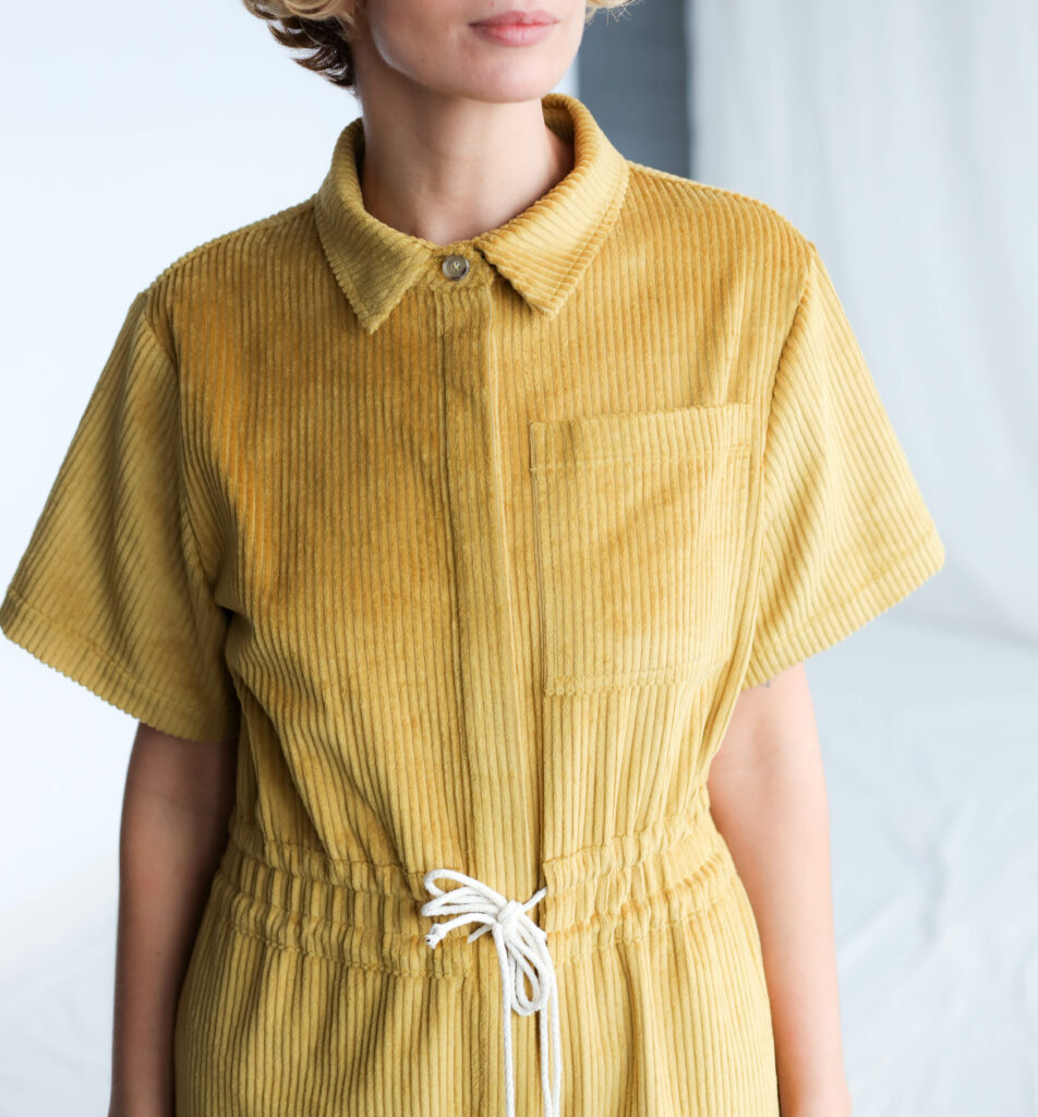 Loose fit 6 wale curry cord jumpsuit LENNY - Image 2