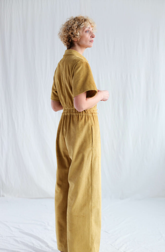 Loose fit 6 wale curry cord jumpsuit LENNY - Image 5