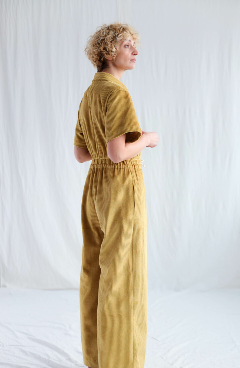 Loose fit 6 wale curry cord jumpsuit LENNY - Image 5