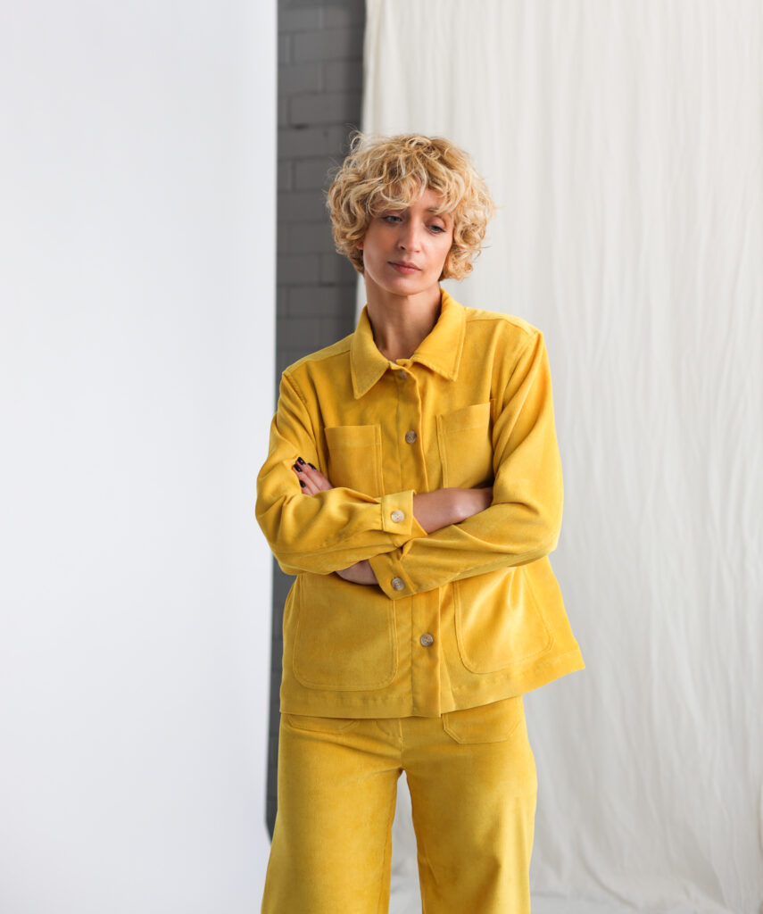 Elegant vintage cut needlecord suit | Jacket | Sustainable clothing | OFFON Clothing