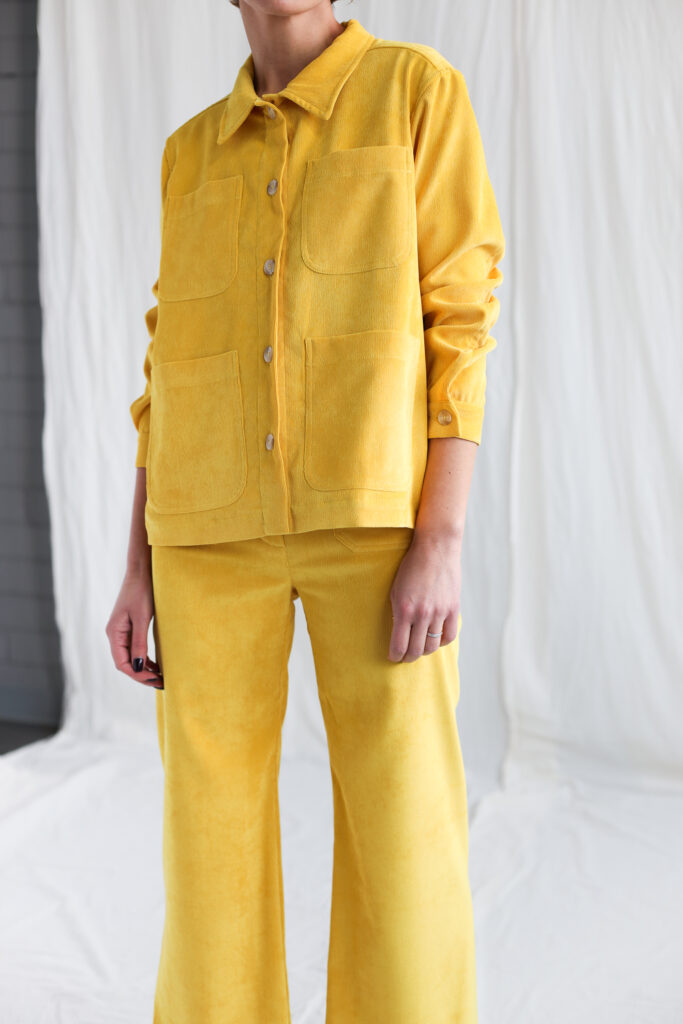 Elegant vintage cut needlecord suit - Image 1
