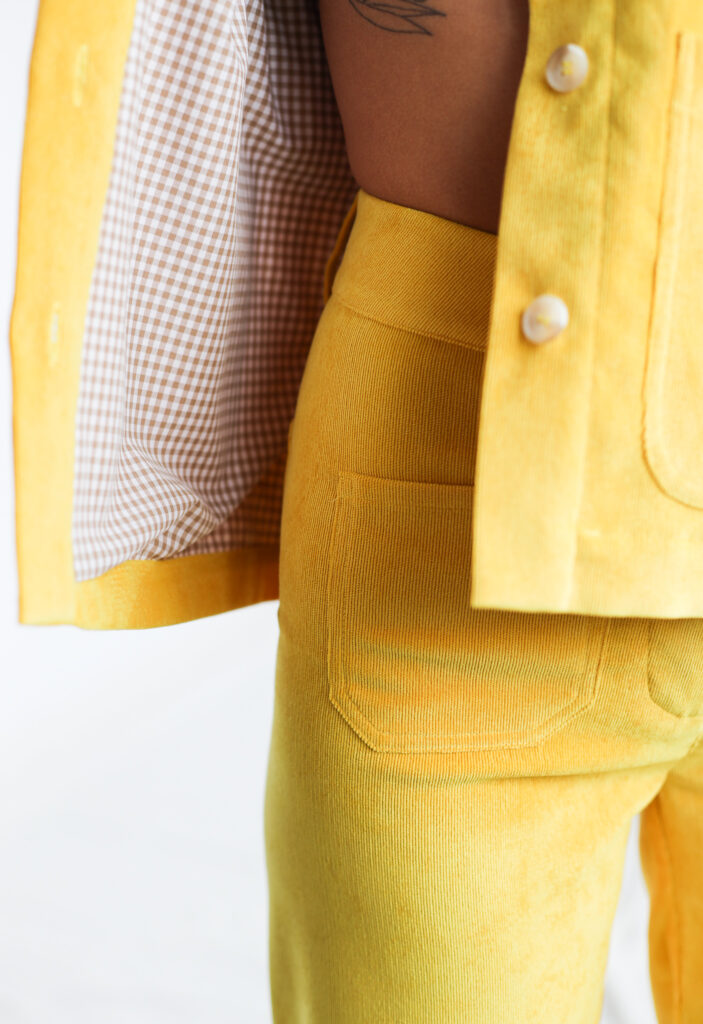 Elegant vintage cut needlecord suit - Image 5