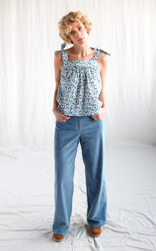 Wide leg cord pants LUNA - Image 3