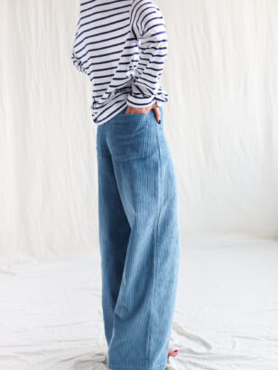 Wide leg cord pants LUNA