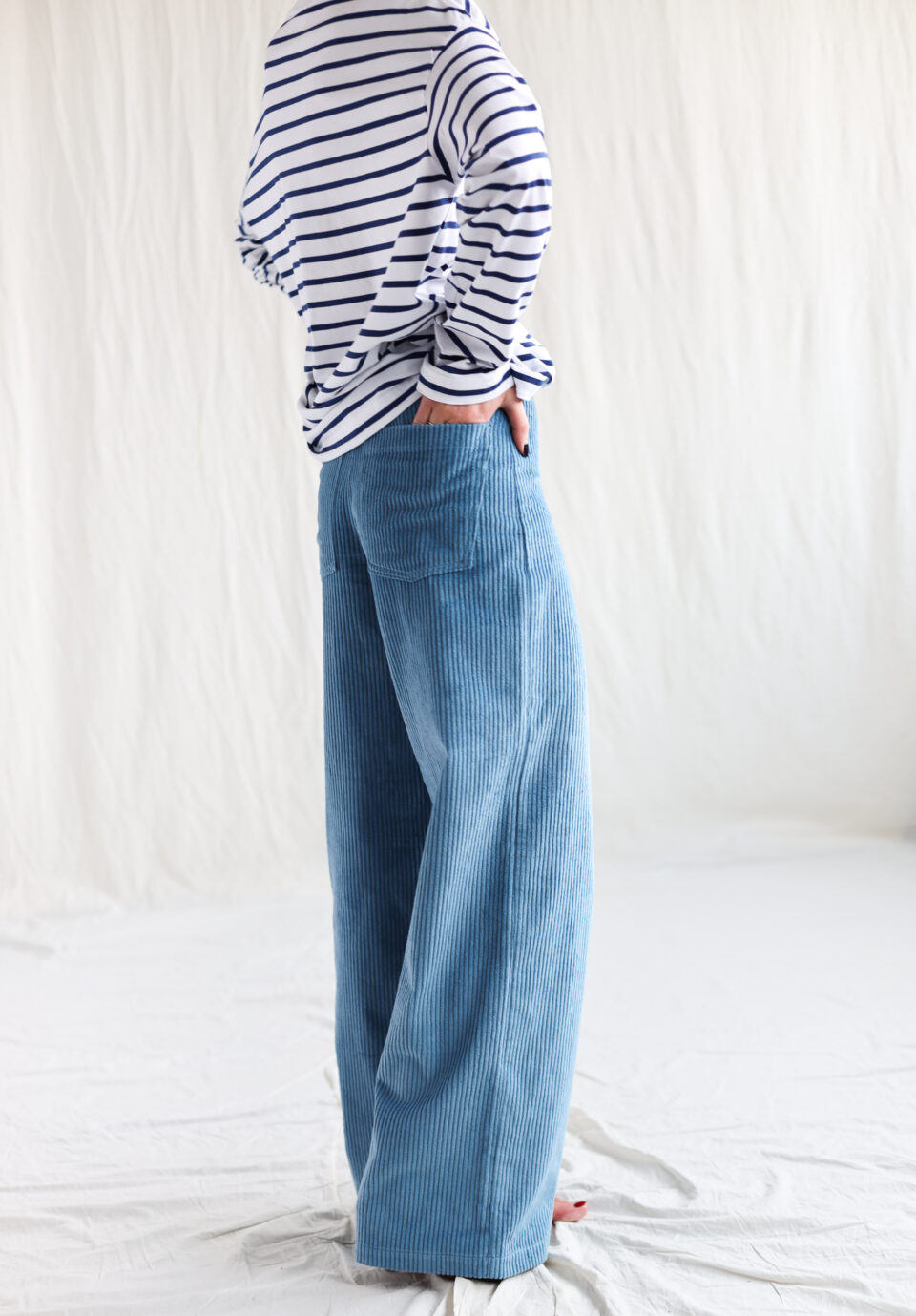 Wide leg cord pants LUNA