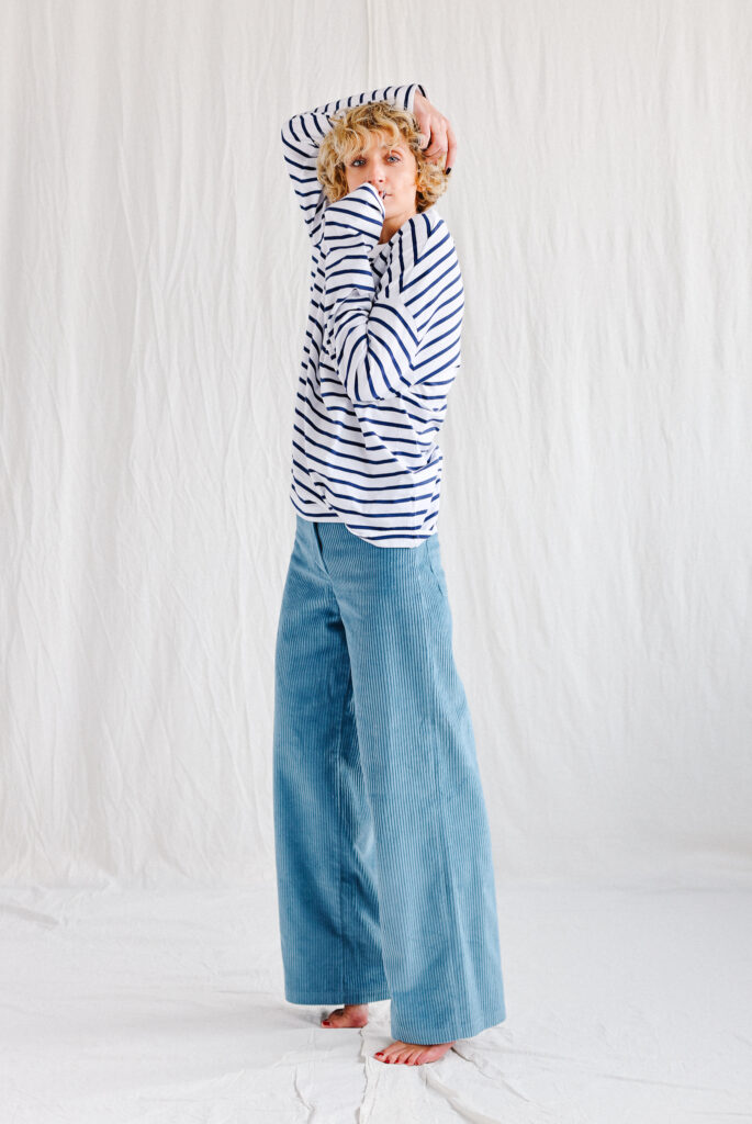 Wide leg cord pants LUNA - Image 4