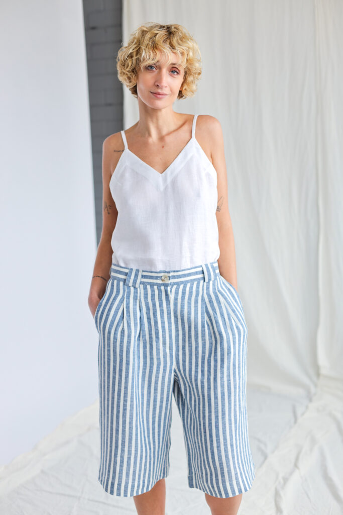 Linen bermuda shorts RAQUEL - Image 1