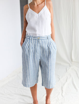 Linen bermuda shorts RAQUEL