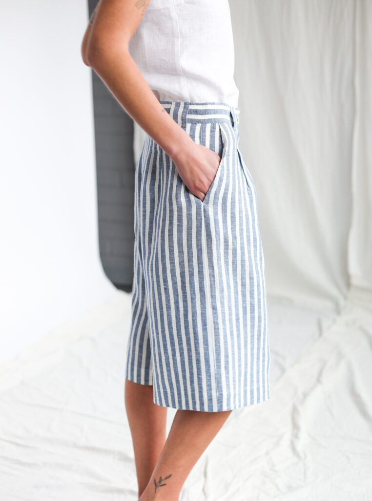 Linen bermuda shorts RAQUEL - Image 4