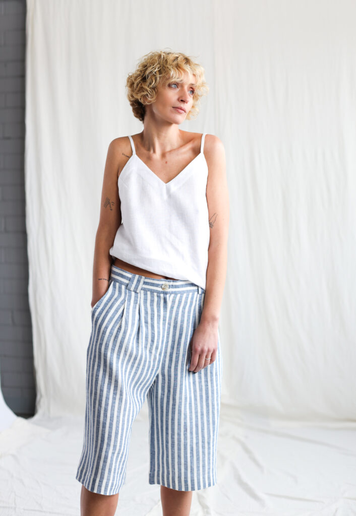 Linen bermuda shorts RAQUEL - Image 5