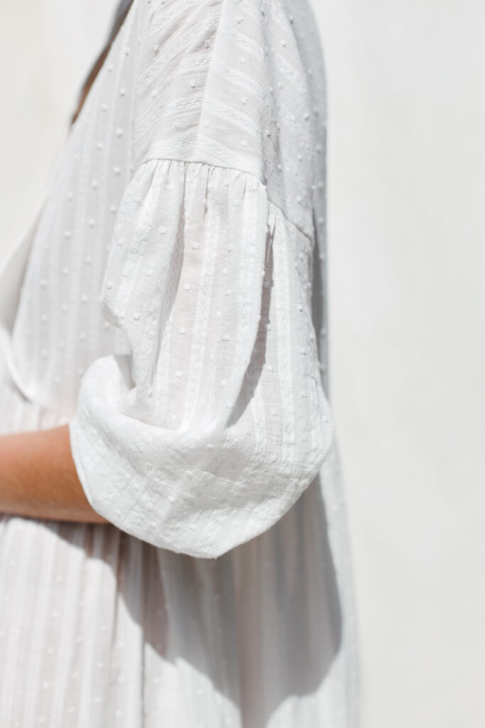 White plumetis cotton sundress - Image 5