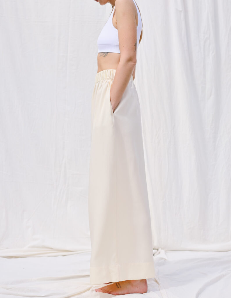 Palazzo elasticated waist pants LOU - Image 4