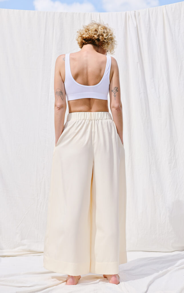 Palazzo elasticated waist pants LOU - Image 5